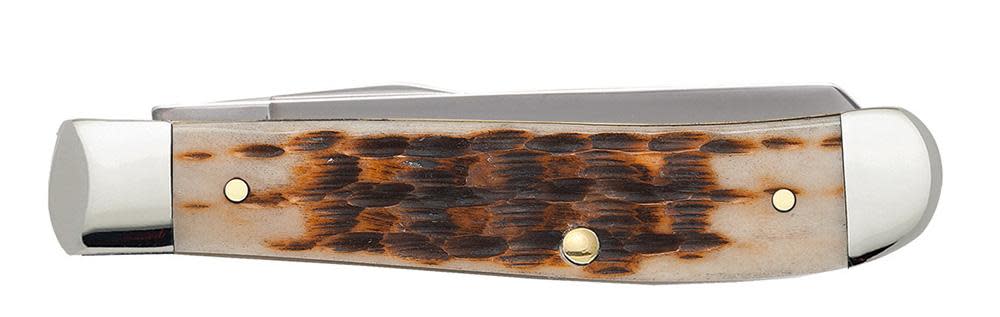Peach Seed Jig Amber Bone Mini Trapper - Image 3