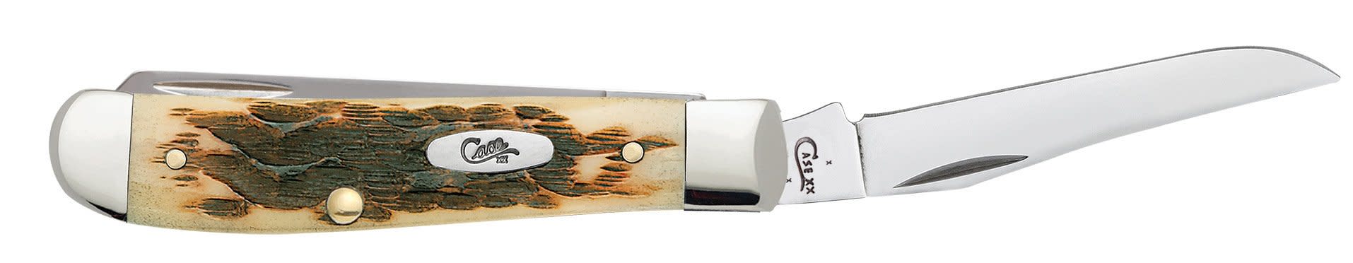 Peach Seed Jig Amber Bone Mini Trapper - Image 4