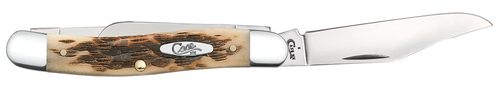 Peach Seed Jig Amber Bone Stockman - Image 4