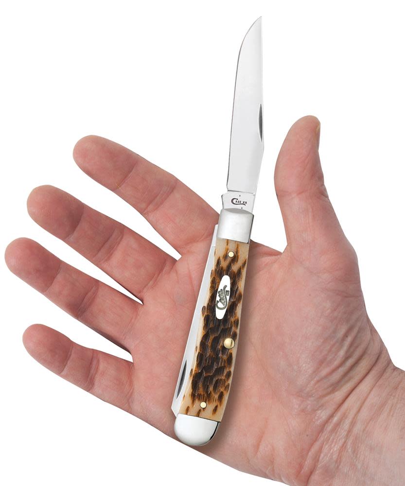 Peach Seed Jig Amber Bone Trapper with Clip - Image 5