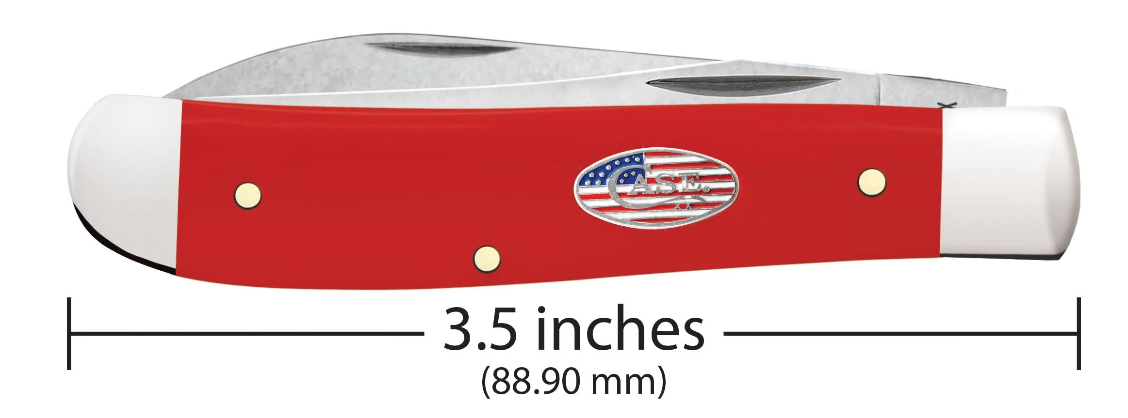 American Workman Smooth Red Synthetic CS Mini Trapper - Image 2
