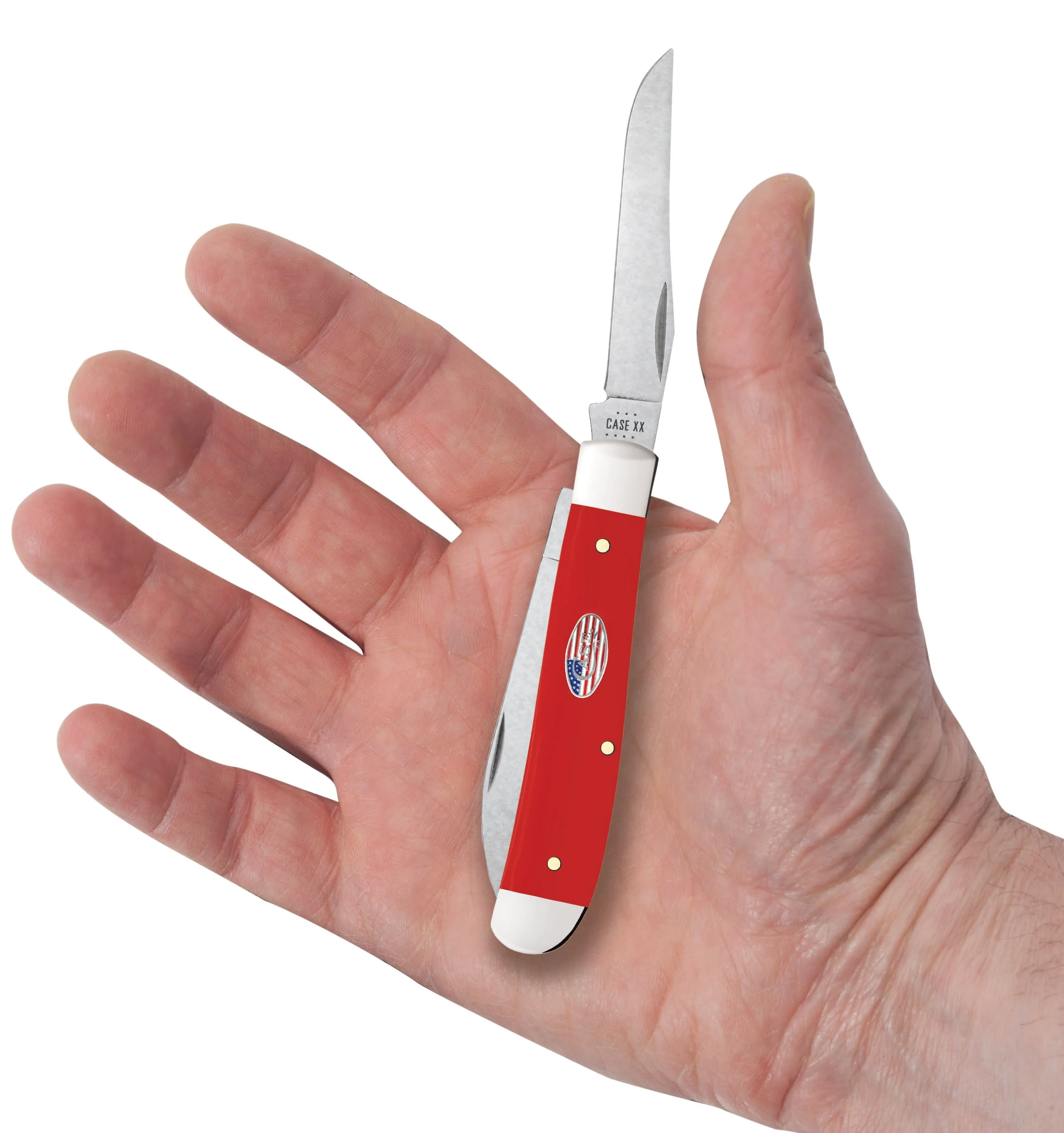 American Workman Smooth Red Synthetic CS Mini Trapper - Image 5