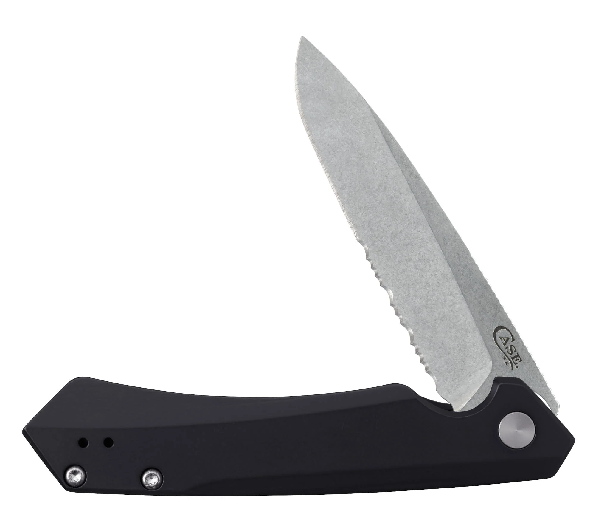 Black Anodized Aluminum Kinzua® with Serrated Blade