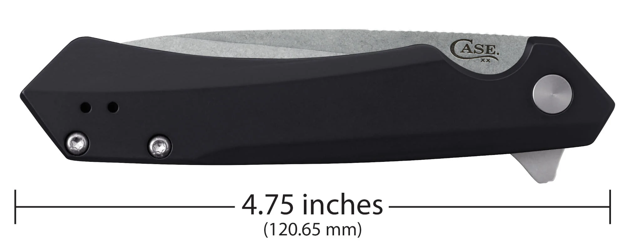 Black Anodized Aluminum Kinzua® with Serrated Blade - Image 2