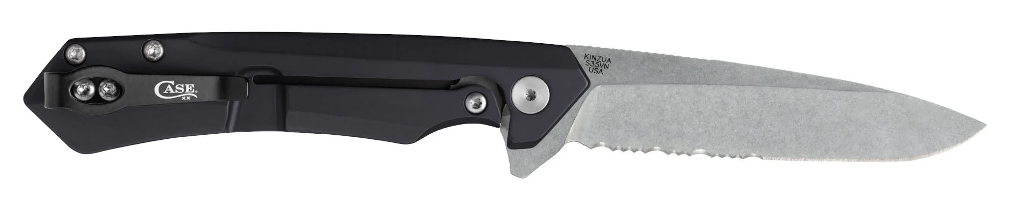 Black Anodized Aluminum Kinzua® with Serrated Blade - Image 5