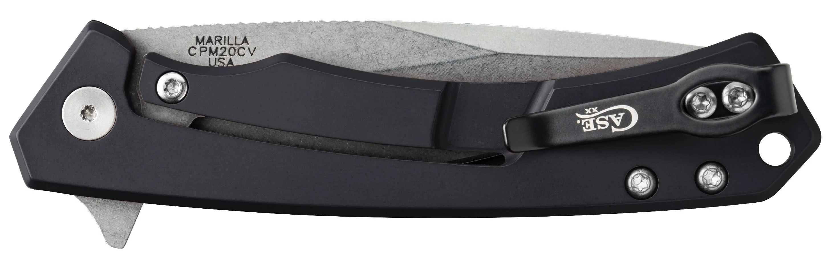 Black Anodized Aluminum G-10 Marilla® with CPM20-CV Blade - Image 3
