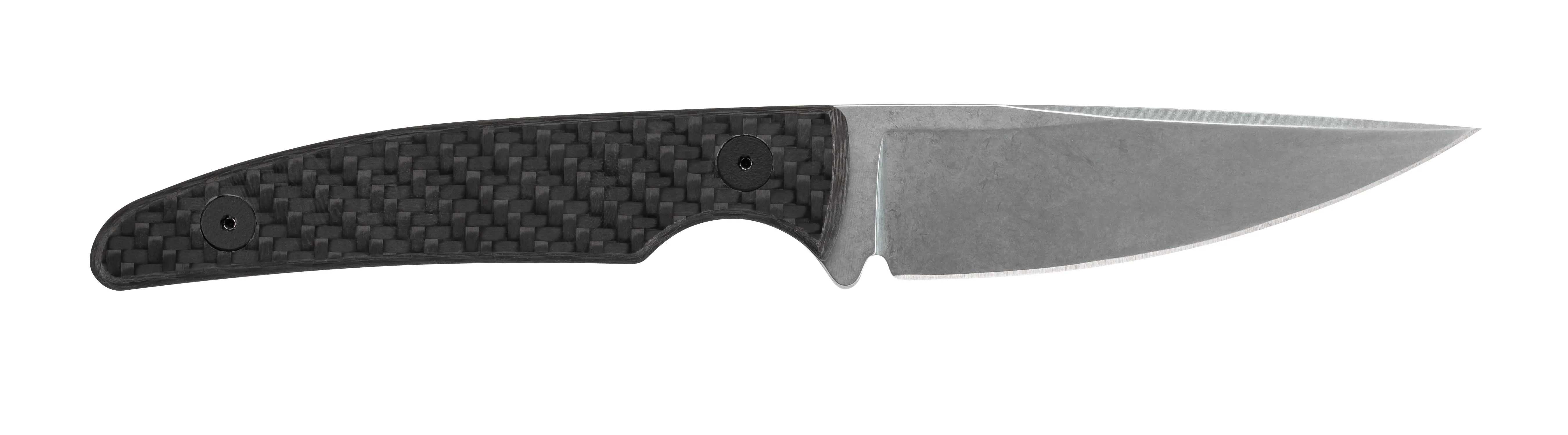 Black Carbon Fiber Weave CT2 Hunter with Embellished Leather Sheath - Image 8