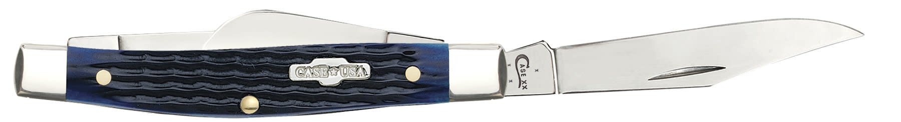 Rogers Corn Cob Jig Blue Bone Medium Stockman with Pen Blade - Image 5