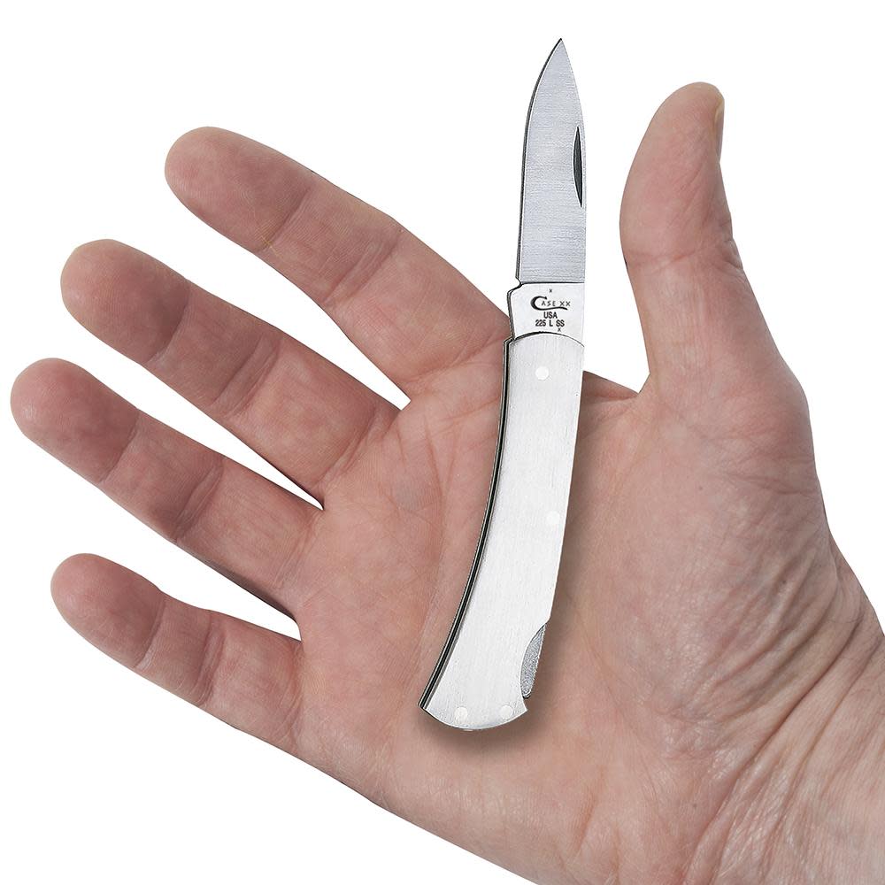 Brushed Stainless Steel Executive Lockback - Image 6