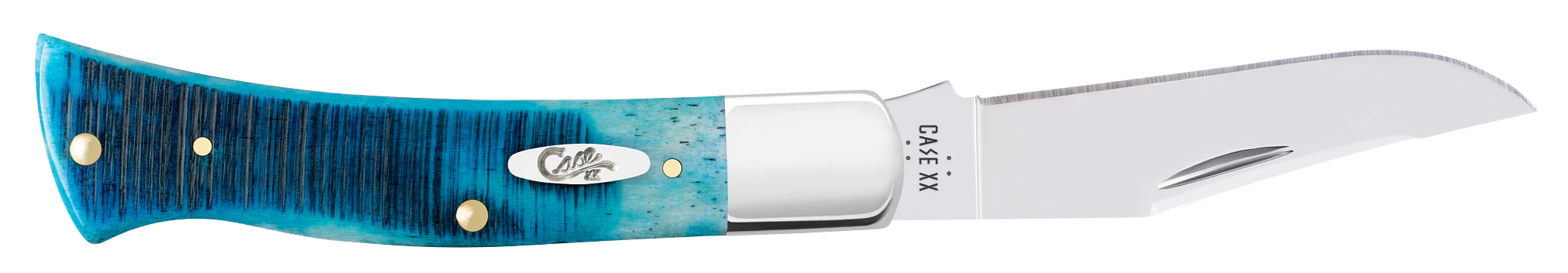Sawcut Jigged Caribbean Blue Bone Case Axe Handle® - Image 4
