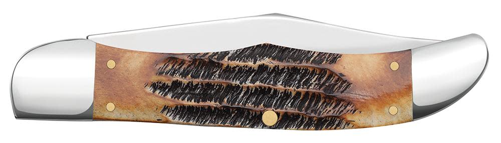 6.5 BoneStag® Folding Hunter with Leather Sheath - Image 3