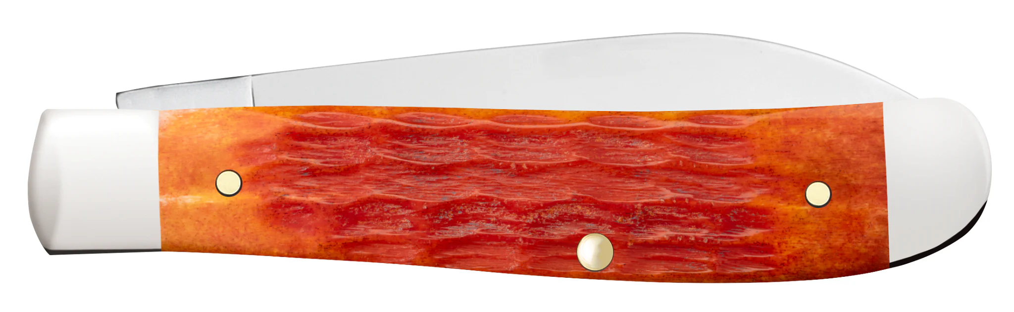 Crandall Jigged Tequila Sunrise Bone Mini Trapper - Image 3
