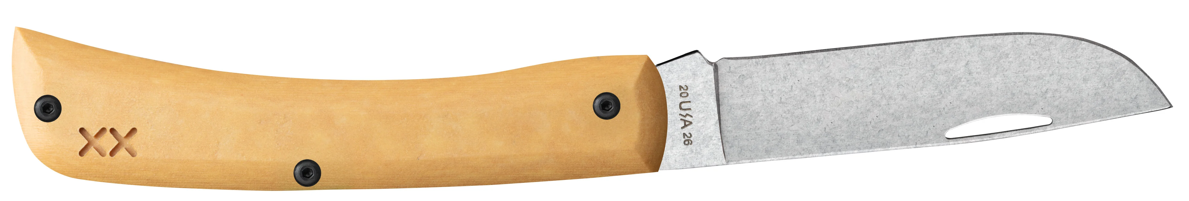 Crossroads™ Smooth Maple Valley Richlite® w/ Black G-10 Sod Buster® Jr. - Image 4