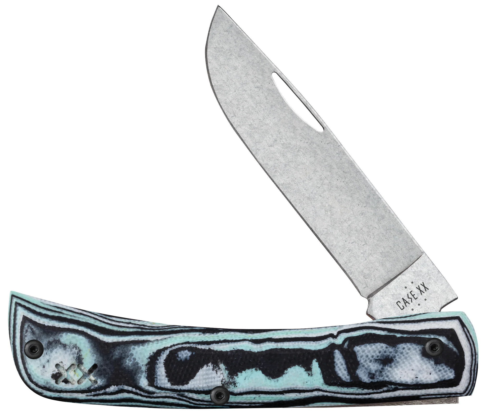 Crossroads™ Smooth Seafoam Green Burl G-10 XR Sod Buster® Jr