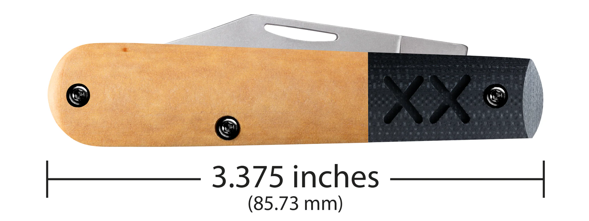 Crossroads™ Smooth Maple Valley Richlite® w/Black G-10 XR Barlow - Image 3