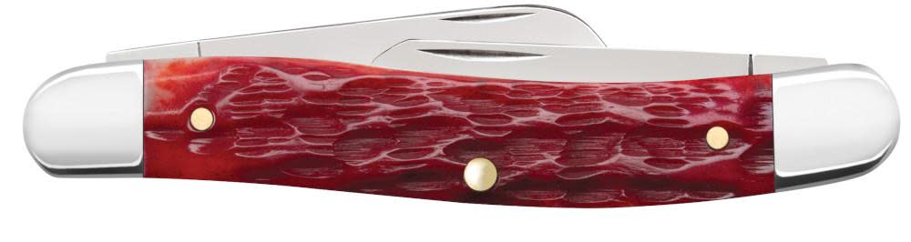Peach Seed Jig Dark Red Bone CS Medium Stockman - Image 4
