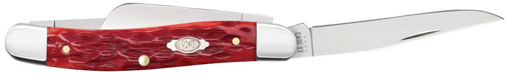 Peach Seed Jig Dark Red Bone CS Medium Stockman - Image 5