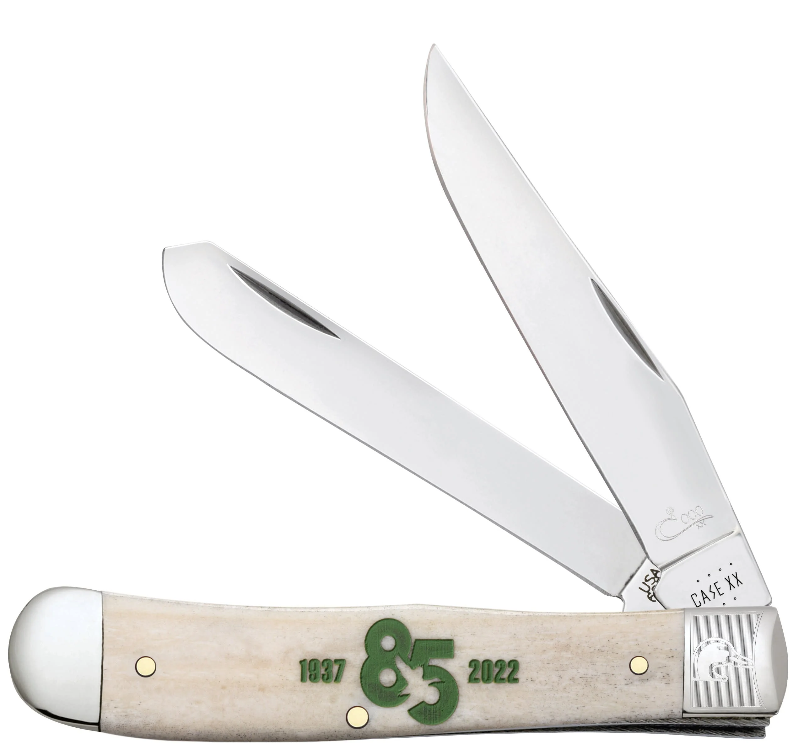 Ducks Unlimited® 85th Anniversary Embellished Smooth Natural Bone Trapper Gift Set