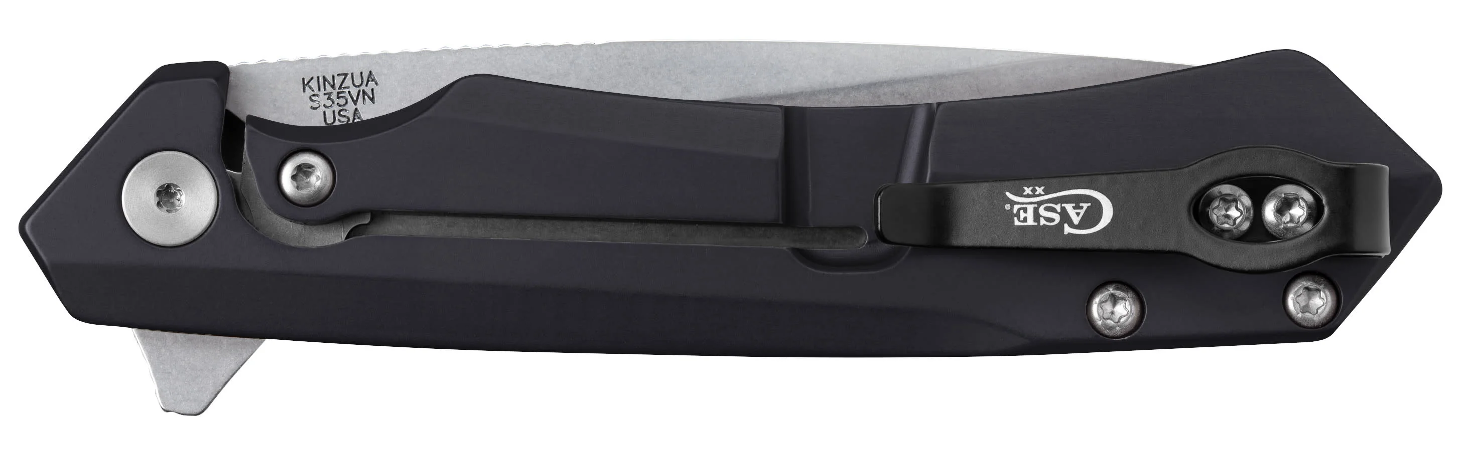 Embellished Black Anodized Aluminum Kinzua® with Tanto Blade - Image 3