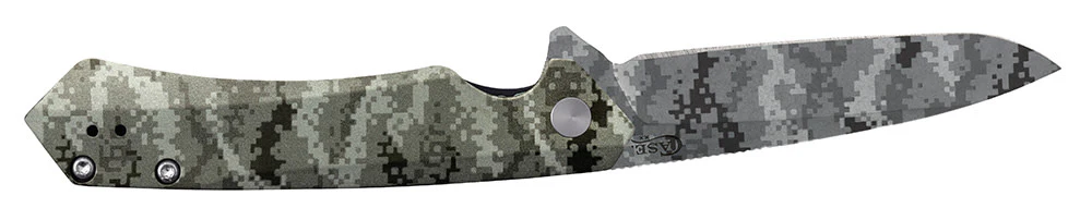 Embellished OD Green Anodized Aluminum Kinzua® with Spear Blade - Image 4