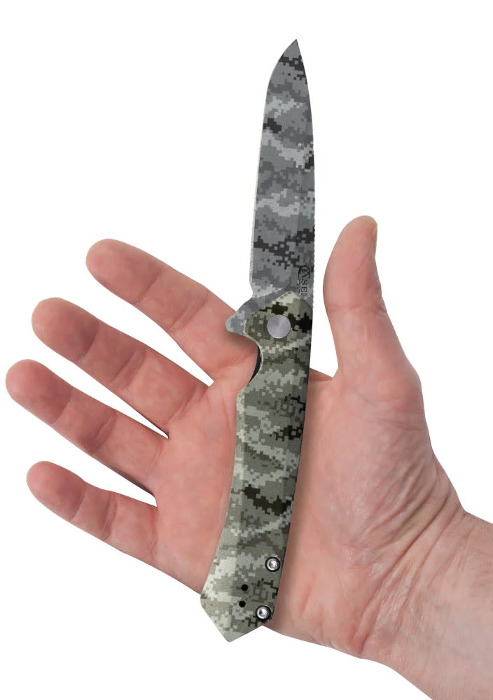 Embellished OD Green Anodized Aluminum Kinzua® with Spear Blade - Image 6