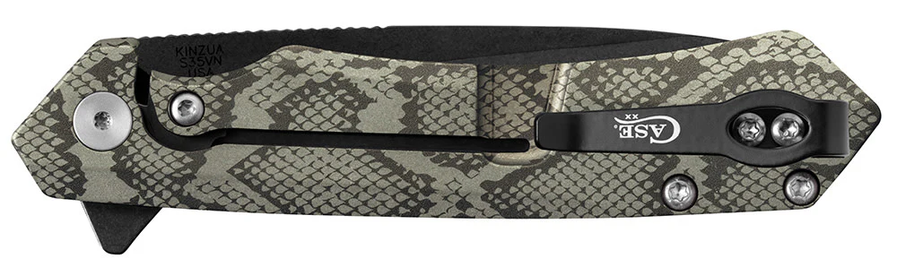 Embellished OD Green Anodized Aluminum Kinzua® with DLC Spear Blade - Image 3