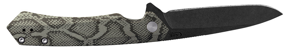 Embellished OD Green Anodized Aluminum Kinzua® with DLC Spear Blade - Image 4