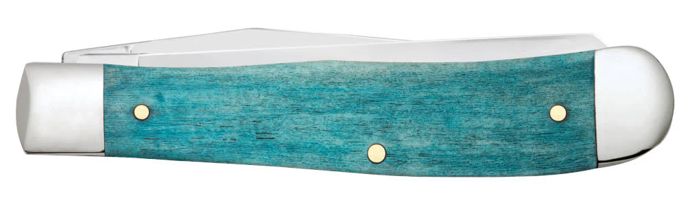 Embellished Smooth Natural Bone with Color Wash and Black Definition Trapper Cardinal (in Velvet Box) - Image 3