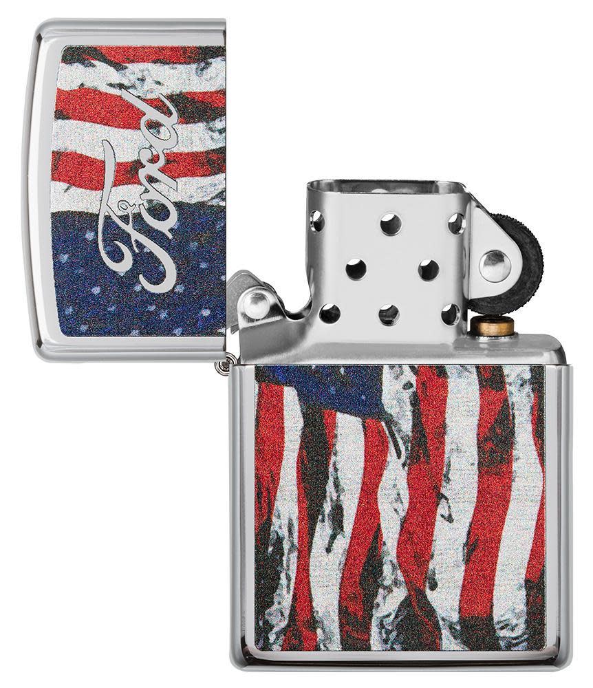 Ford Embellished Smooth Natural Bone Trapper with Red and Blue Color Wash and Black Definition Gift Set - Image 10