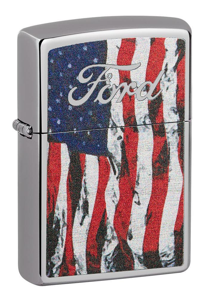 Ford Embellished Smooth Natural Bone Trapper with Red and Blue Color Wash and Black Definition Gift Set - Image 7