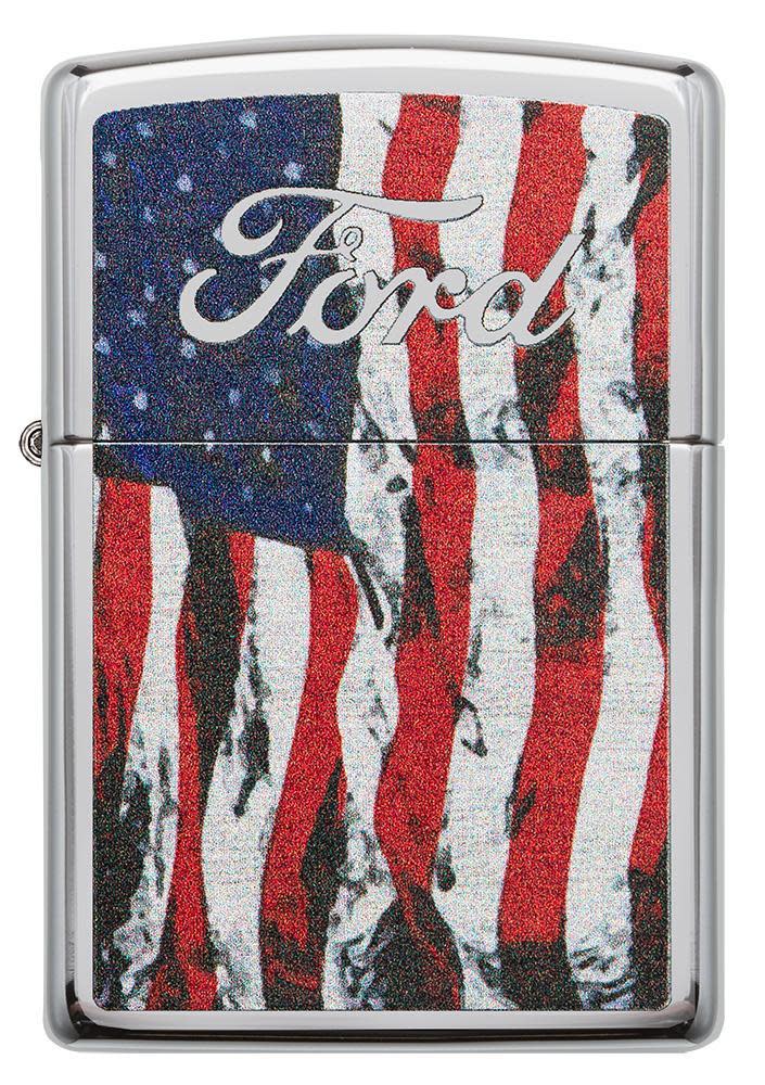 Ford Embellished Smooth Natural Bone Trapper with Red and Blue Color Wash and Black Definition Gift Set - Image 8