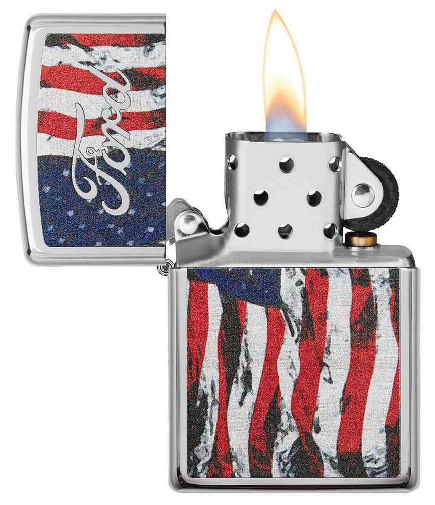 Ford Embellished Smooth Natural Bone Trapper with Red and Blue Color Wash and Black Definition Gift Set - Image 9