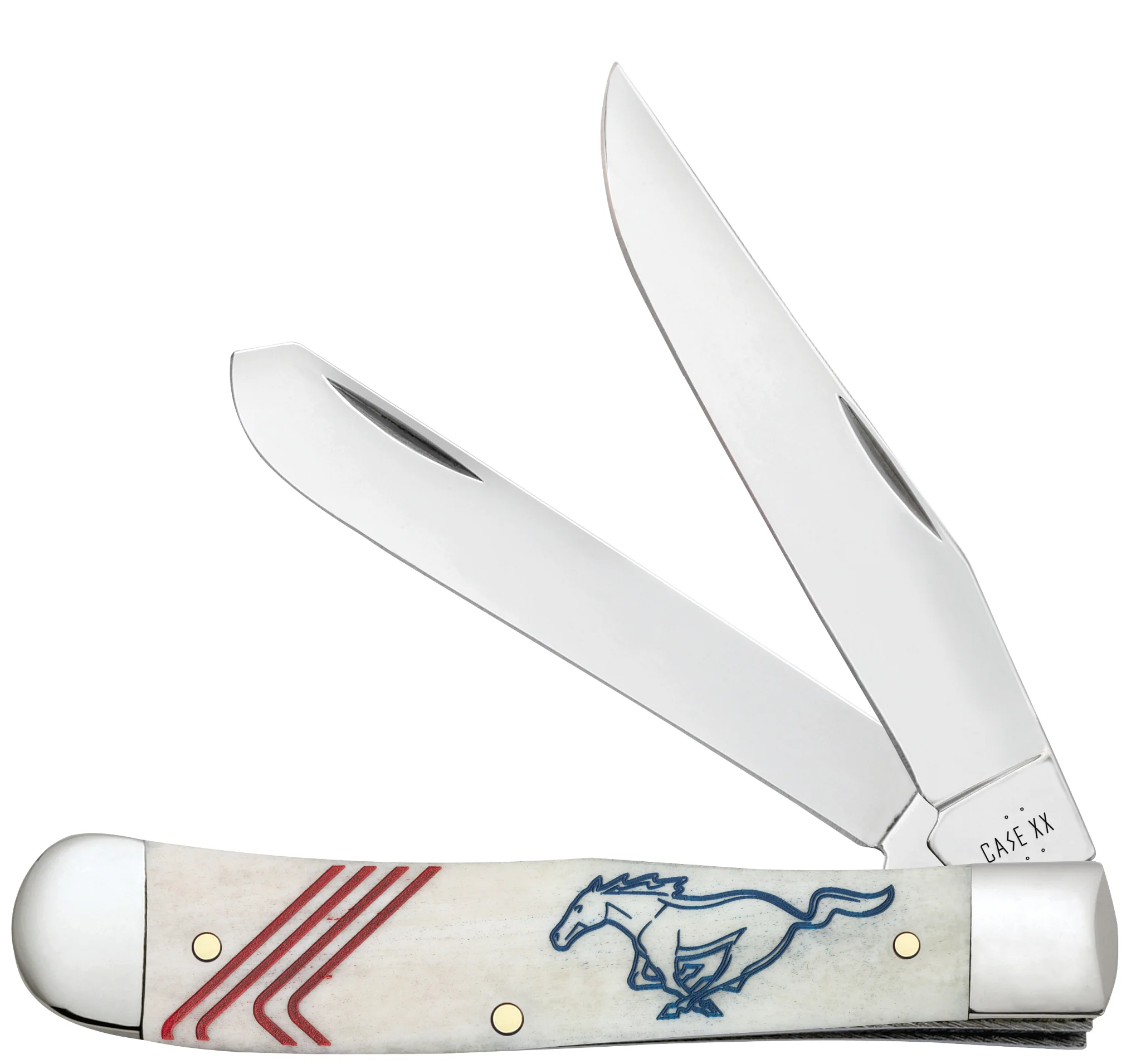 Ford Mustang Embellished Smooth Natural Bone Trapper Gift Set