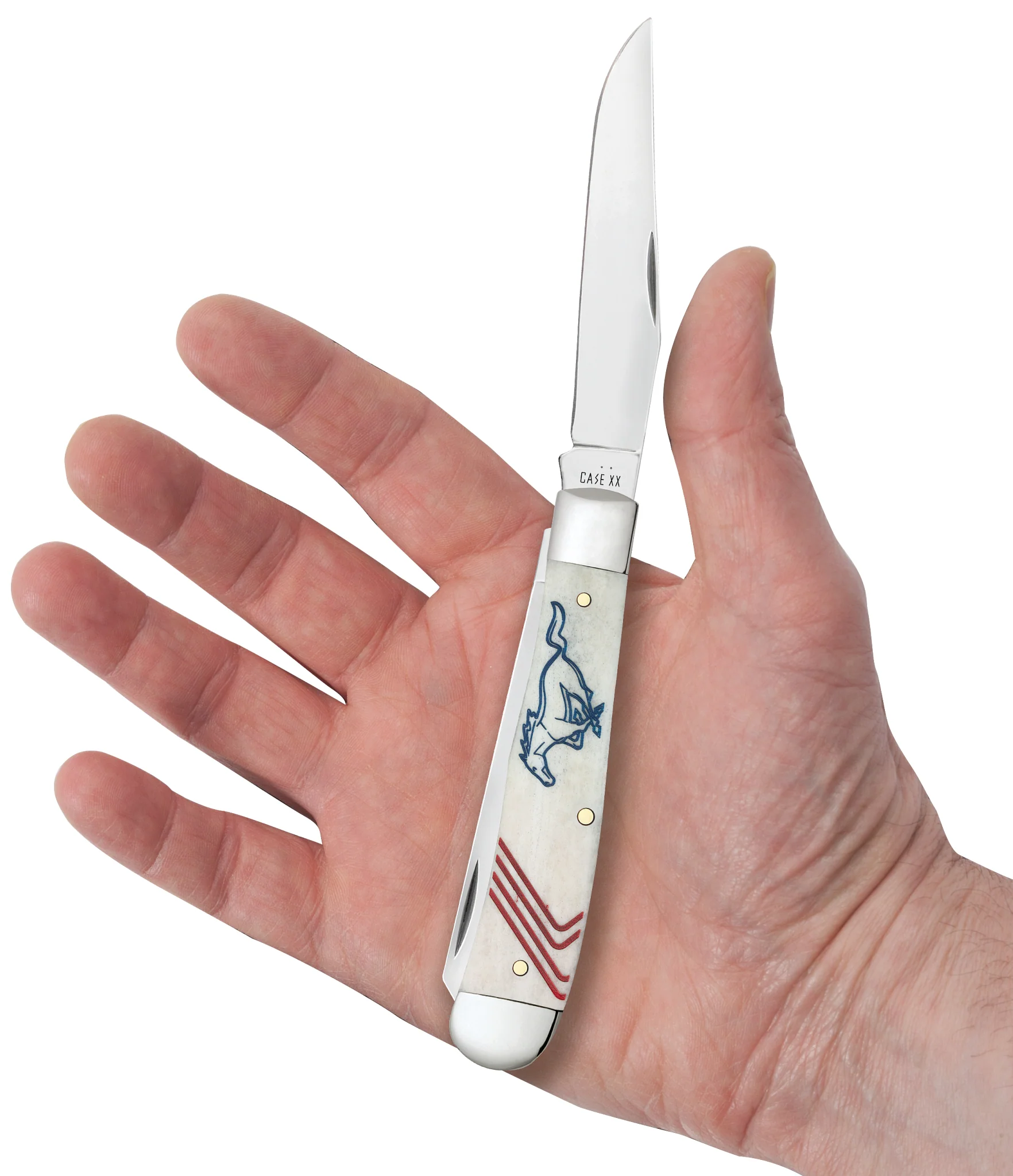 Ford Mustang Embellished Smooth Natural Bone Trapper Gift Set - Image 5