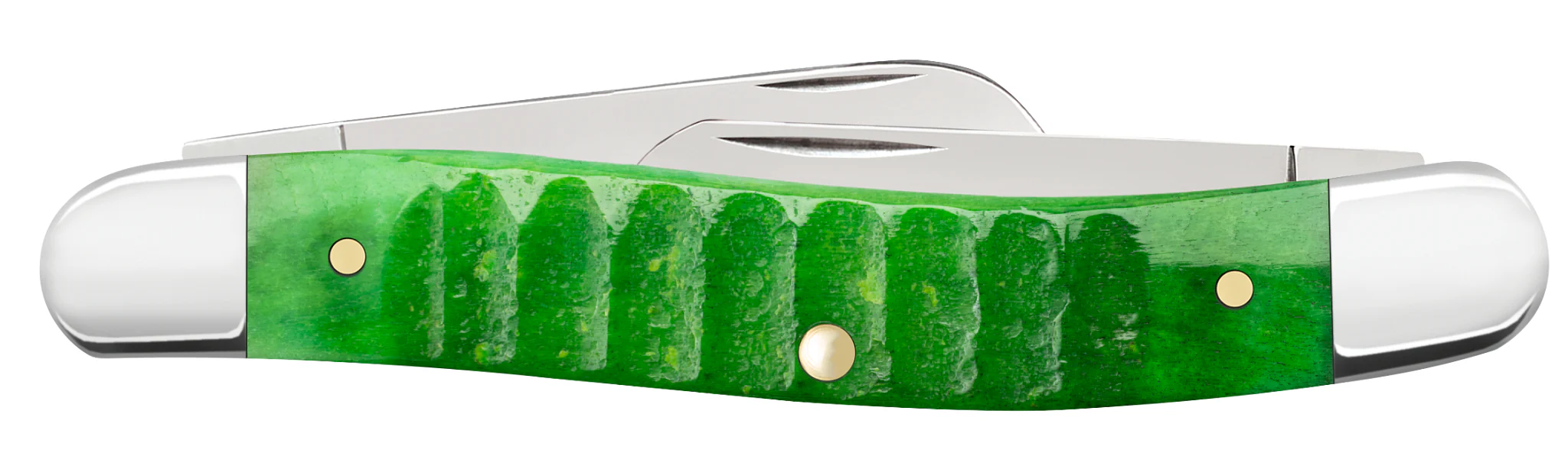 Gator Jigged Bright Green Bone Medium Stockman - Image 3