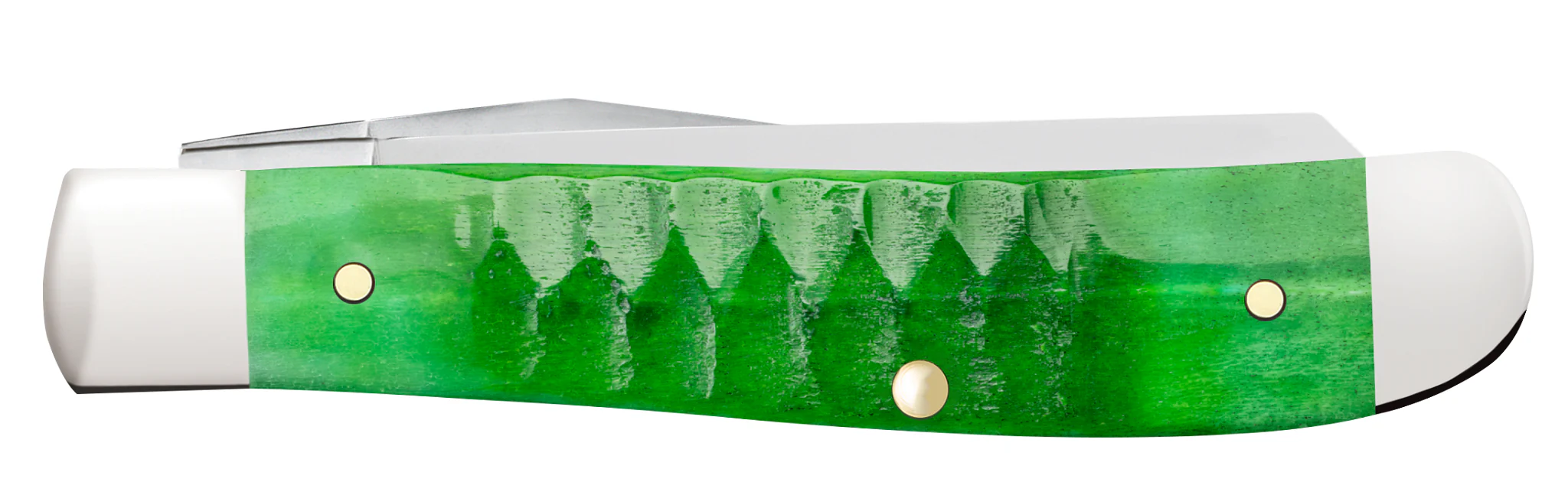 Gator Jigged Bright Green Bone Mini Trapper - Image 3