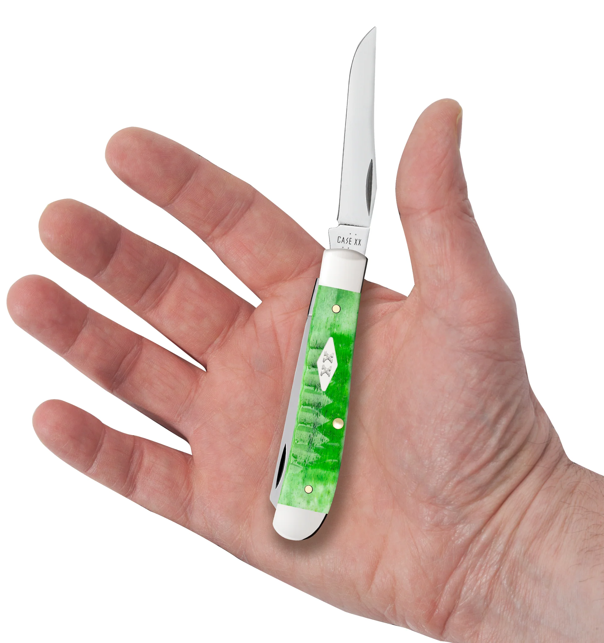 Gator Jigged Bright Green Bone Mini Trapper - Image 5