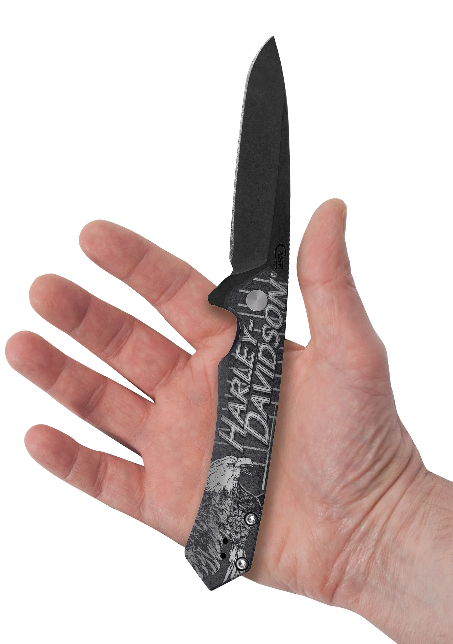 Harley Davidson® Embellished Smooth Black Anodized Aluminum Handle Kinzua - Image 5