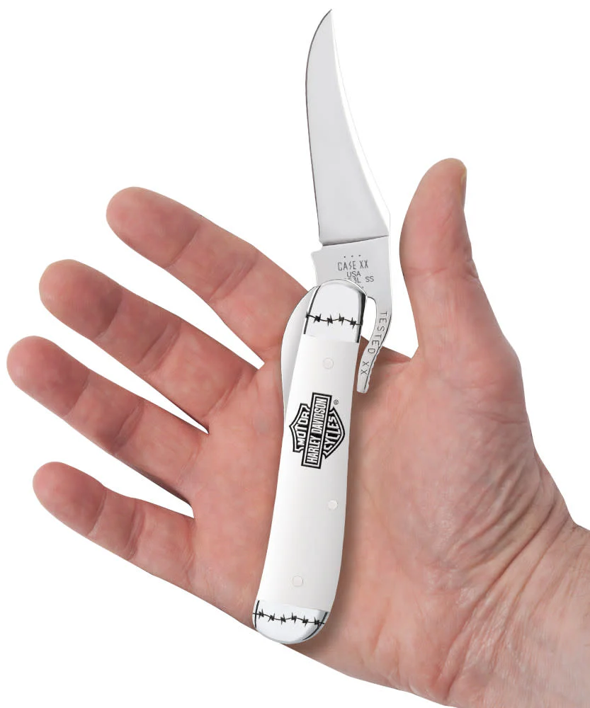 Harley-Davidson® Embellished White Synthetic RussLock® - Image 5