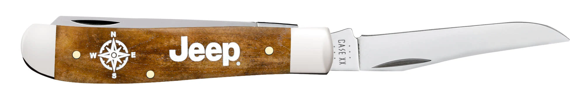 Jeep®  Embellished Smooth Antique Bone Mini Trapper - Image 4