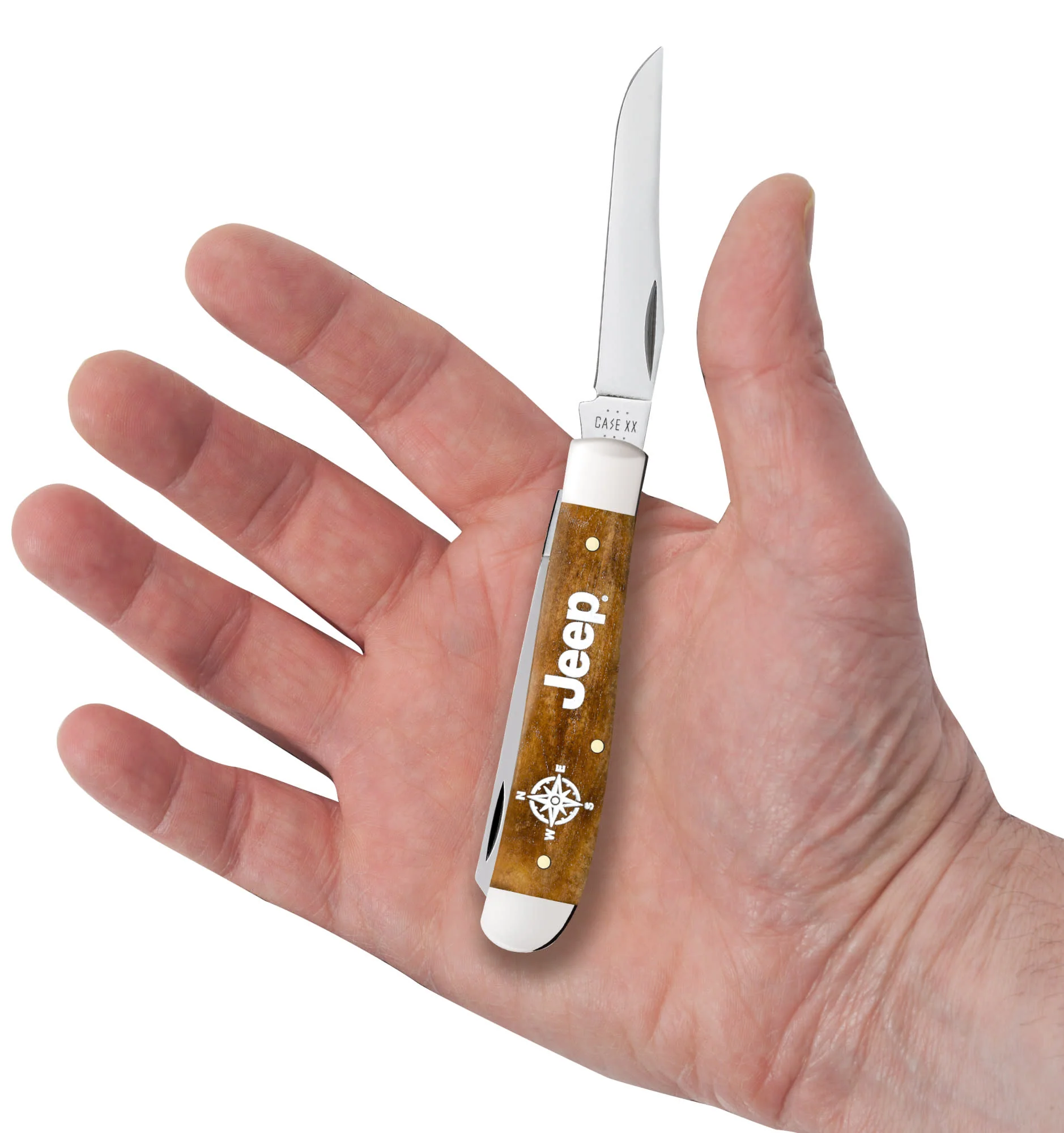 Jeep®  Embellished Smooth Antique Bone Mini Trapper - Image 5