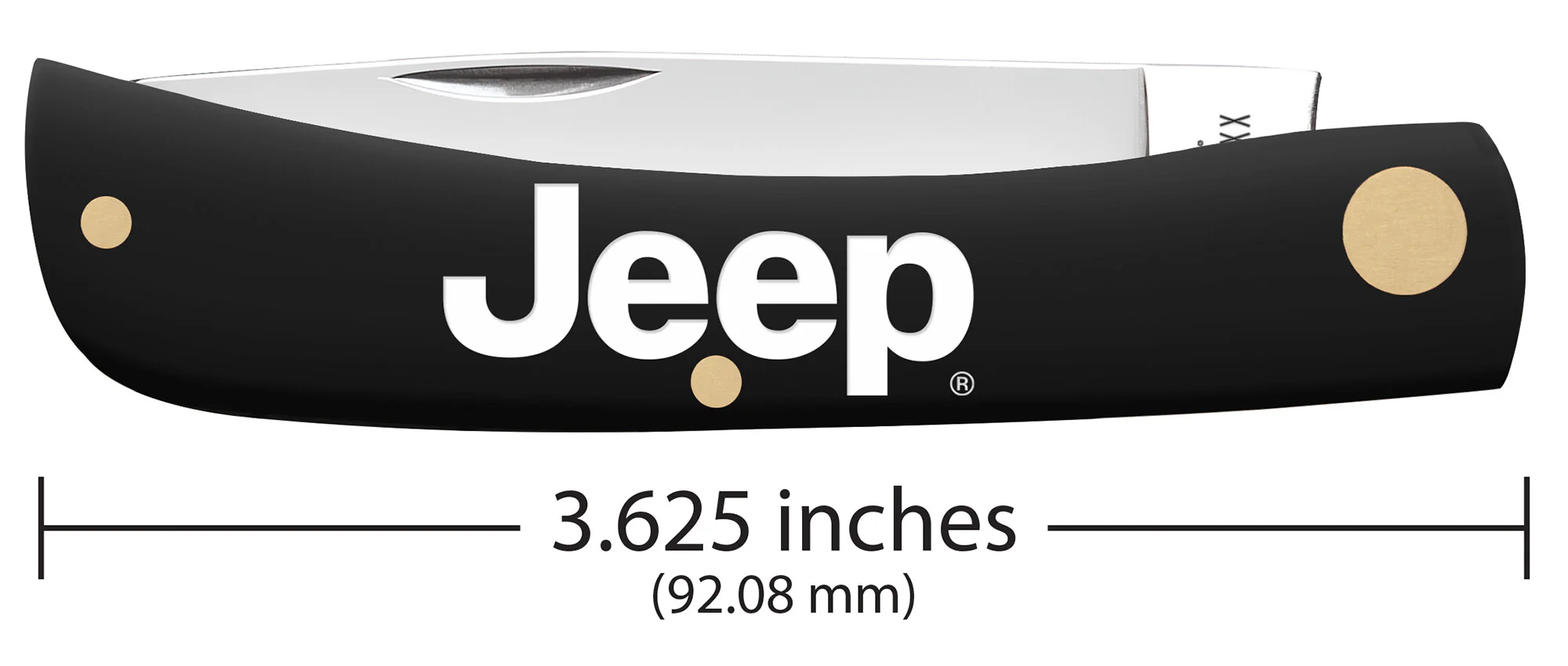 Jeep®  Embellished Smooth Black Synthetic Sod Buster® Jr - Image 2