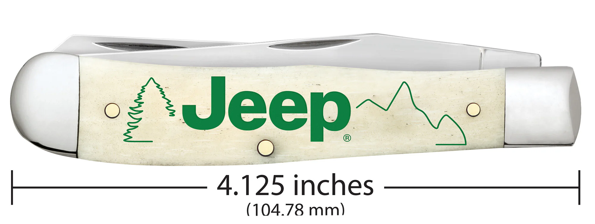Jeep® Embellished Smooth Natural Bone Trapper - Image 2
