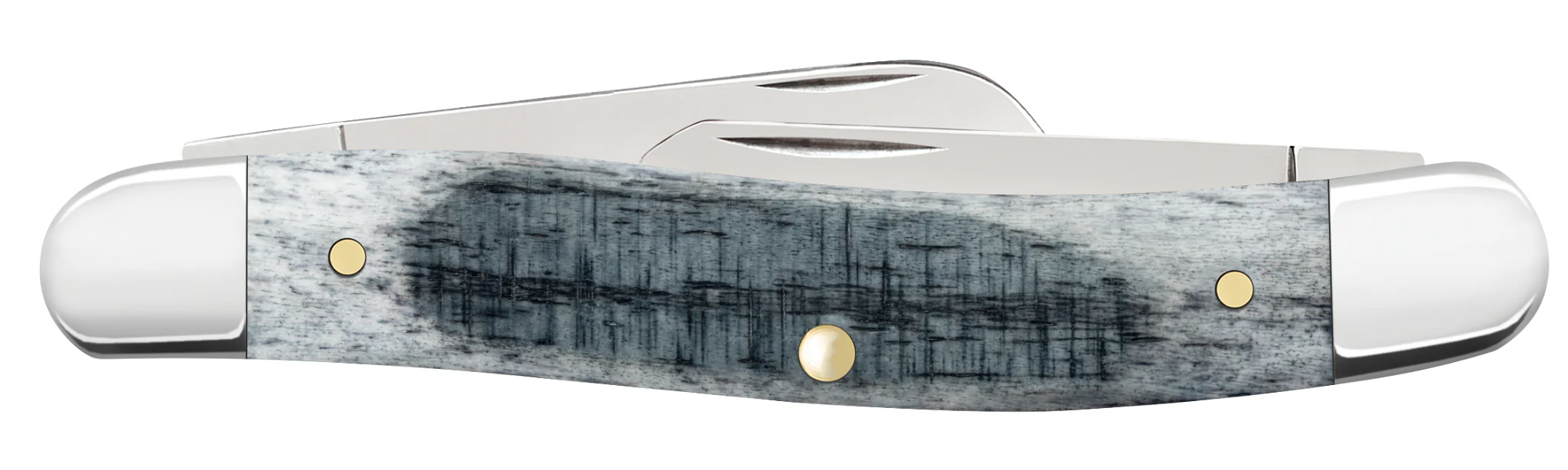 Sawcut Jigged Gray Bone Medium Stockman - Image 3
