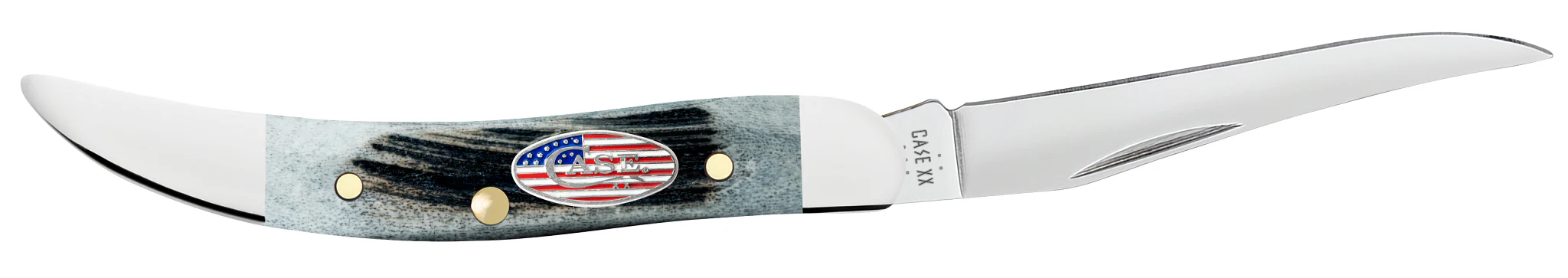 Sawcut Jigged Gray Bone Small Texas Toothpick - Image 4