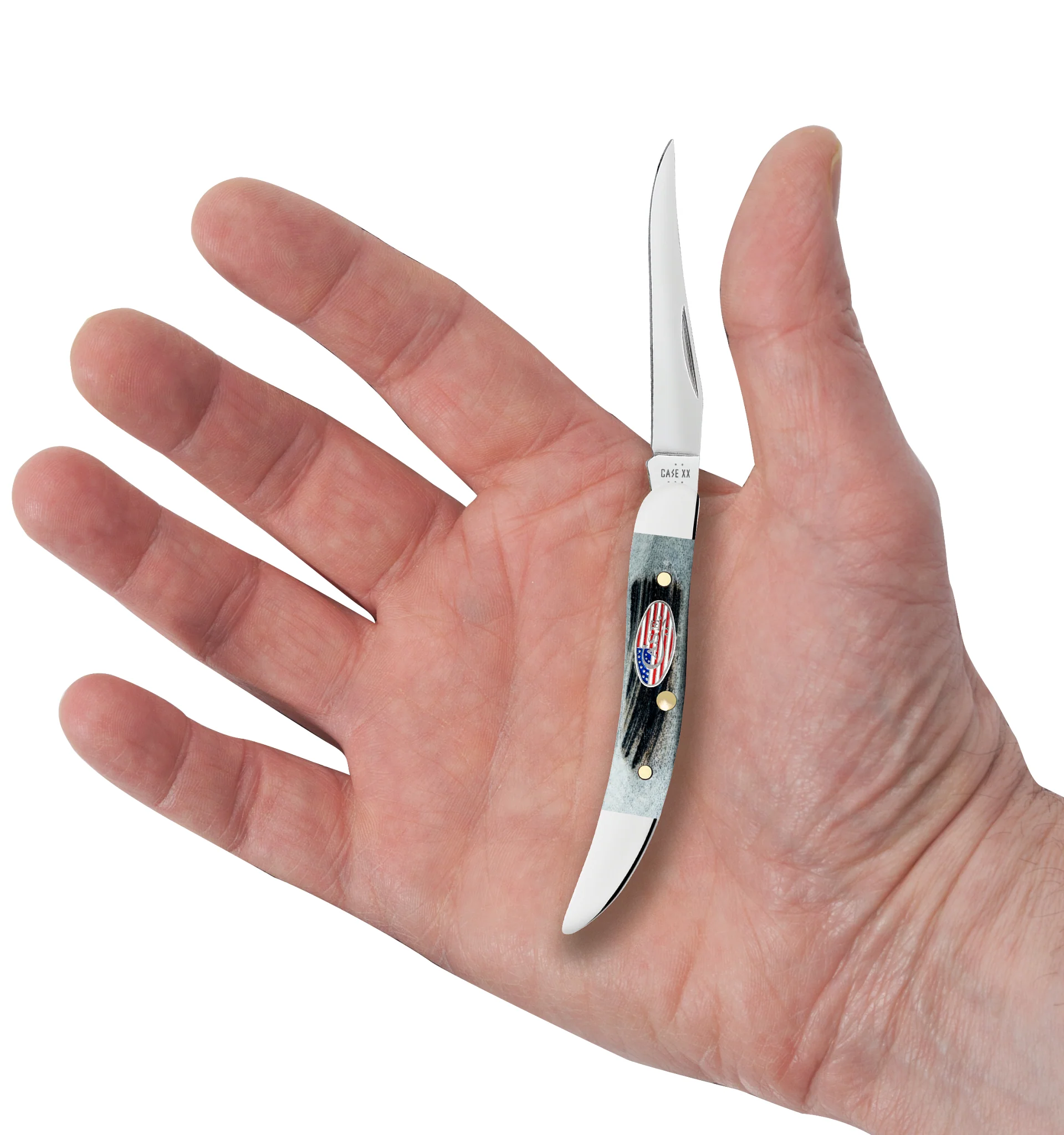 Sawcut Jigged Gray Bone Small Texas Toothpick - Image 5