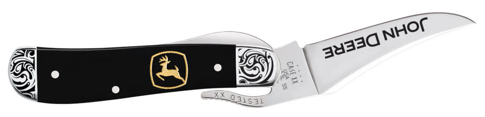 John Deere Embellished Smooth Black Synthetic RussLock® with Embellished Bolsters - Image 4