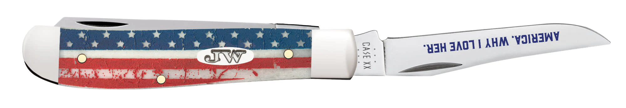 John Wayne Embellished Smooth Natural Bone Mini Trapper - Image 4