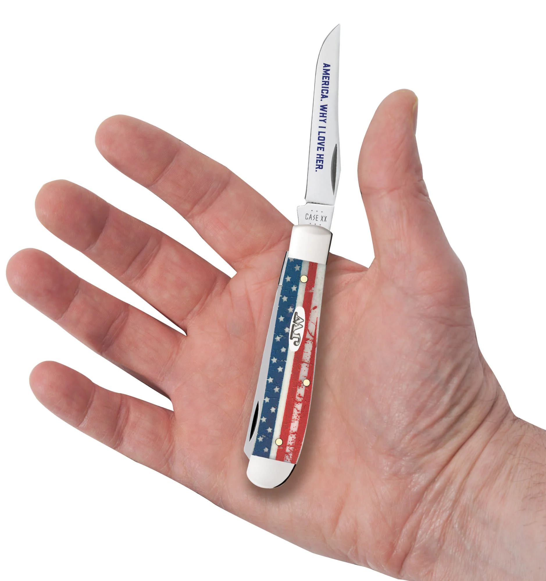 John Wayne Embellished Smooth Natural Bone Mini Trapper - Image 5
