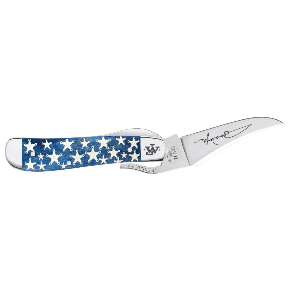 John Wayne Embellished Smooth Navy Blue Bone RussLock® - Image 4